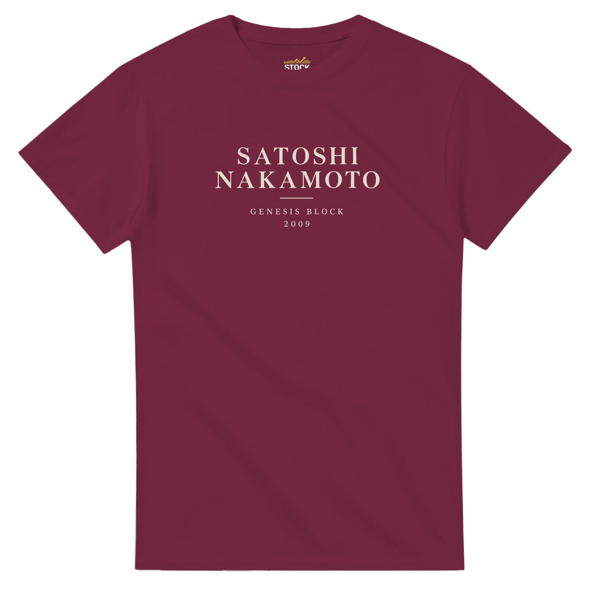 Satoshi Nakamoto T-shirt – Bitcoin kryptohistoria och krypto merch