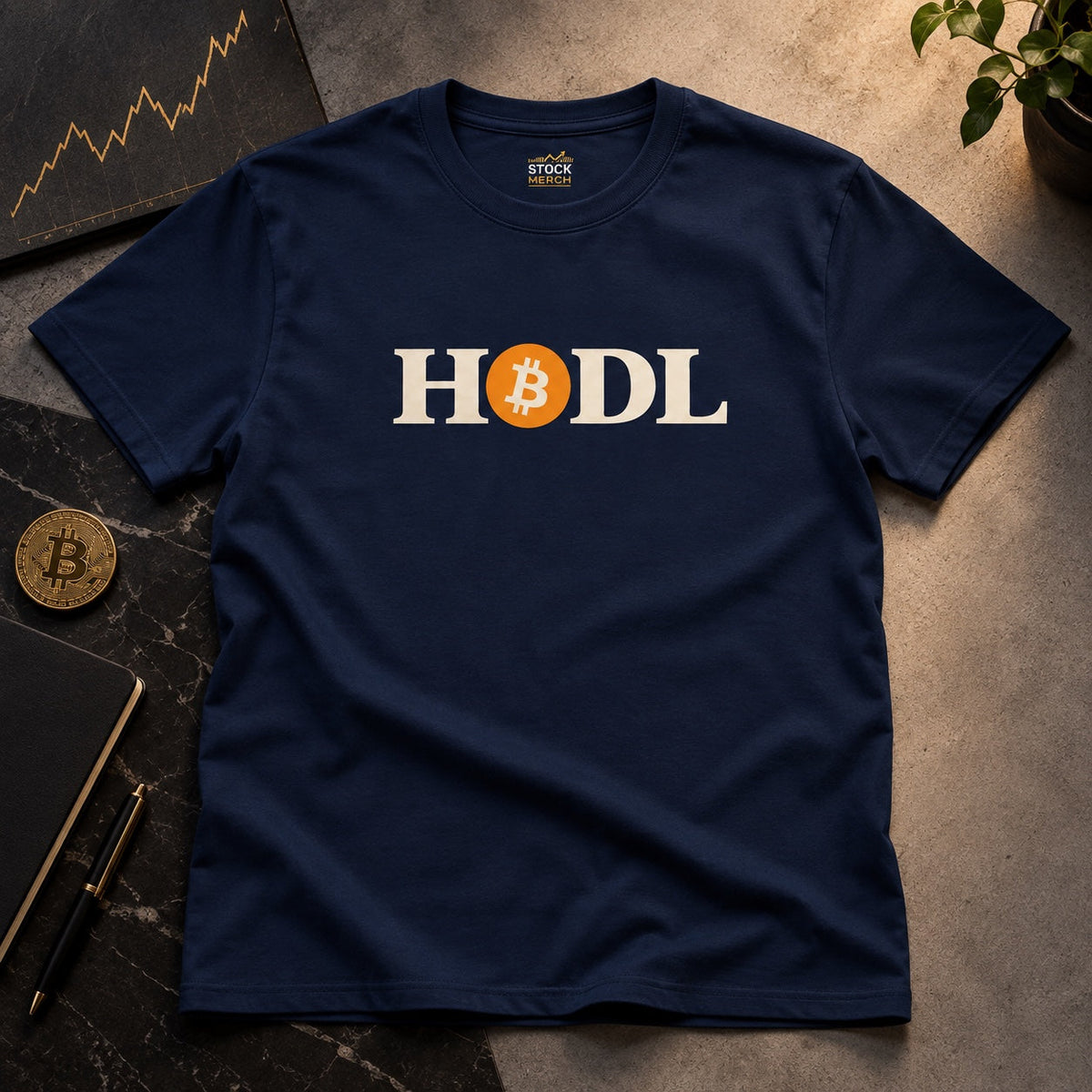 Bitcoin HODL T-shirt från Stock Merch
