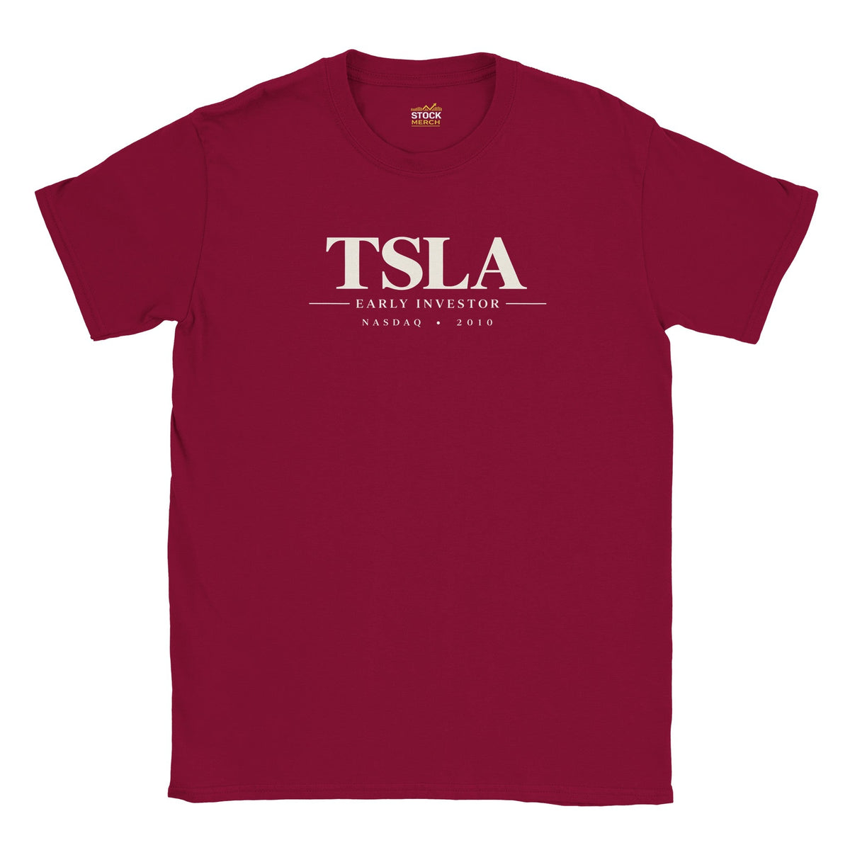TSLA Early Investor T-shirt – aktiemerch och börströja för investerare