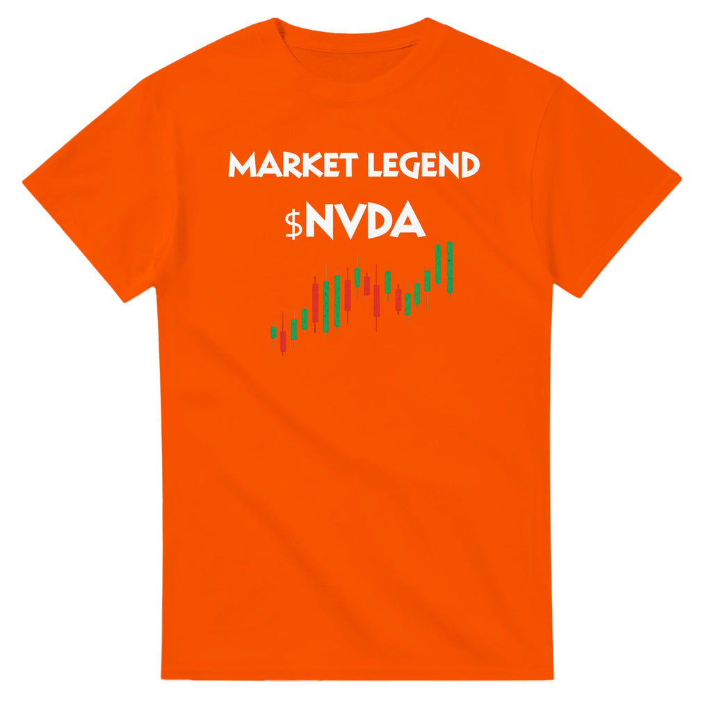 NVDA Market Legend T-shirt – Nvidia & börs – produktbild 5 | Stock Merch