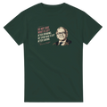 Warren Buffett Quote T-Shirt – Do Not Save What Is Left After Spending, But Spend What Is Left After Saving – produktbild 1 |