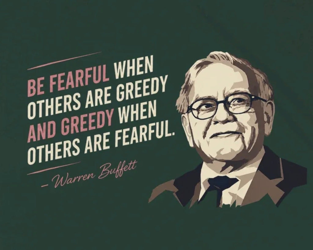 Warren Buffett T-Shirt – Be Fearful When Others Are Greedy – produktbild 4 | Stock Merch