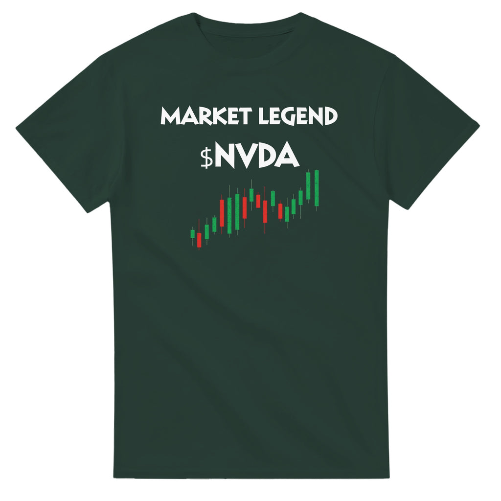 NVDA Market Legend T-shirt – Nvidia & börs – produktbild 1 | Stock Merch