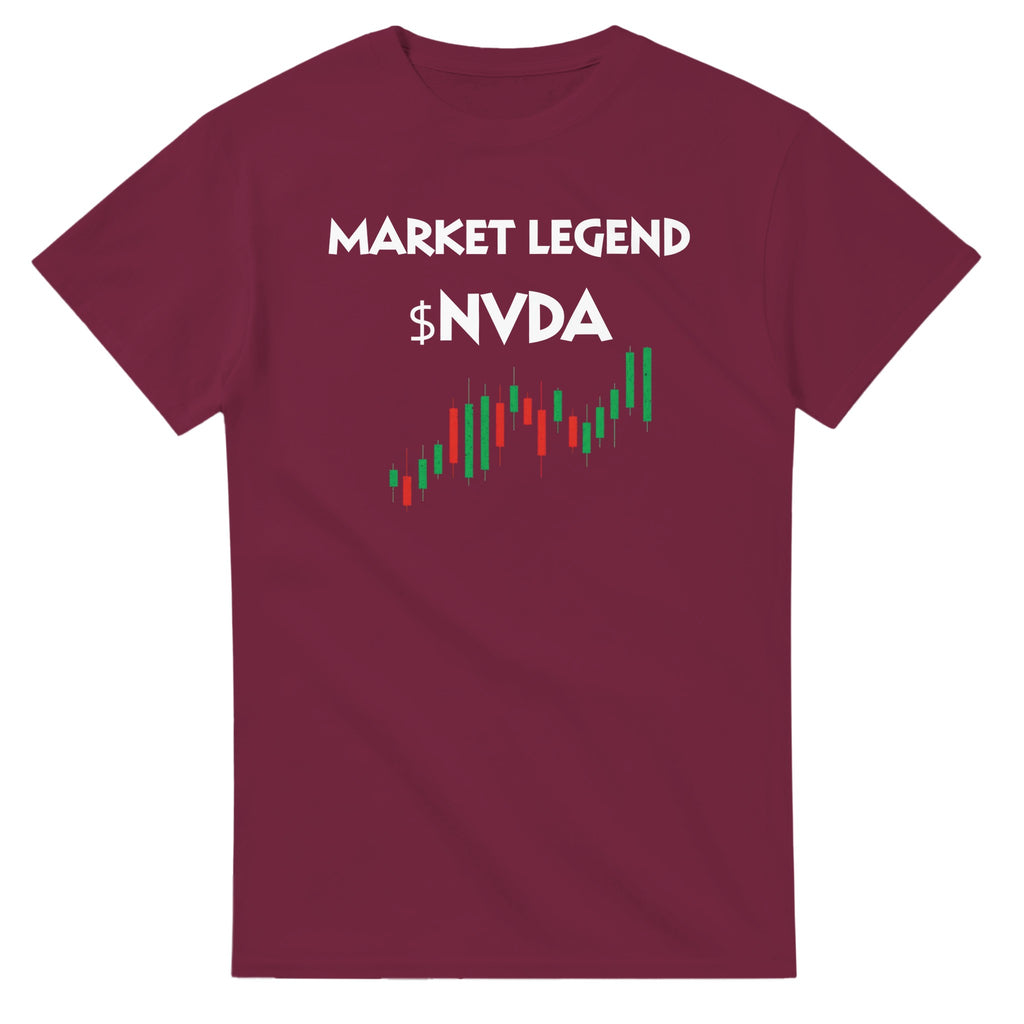 NVDA Market Legend T-shirt – Nvidia & börs – produktbild 8 | Stock Merch