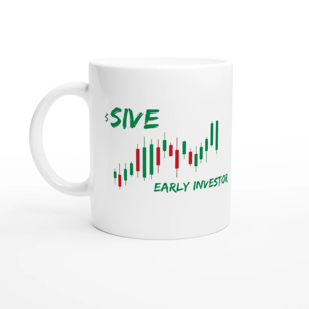 $SIVE Early Investor Candlestick‑mugg – produktbild 1 | Stock Merch