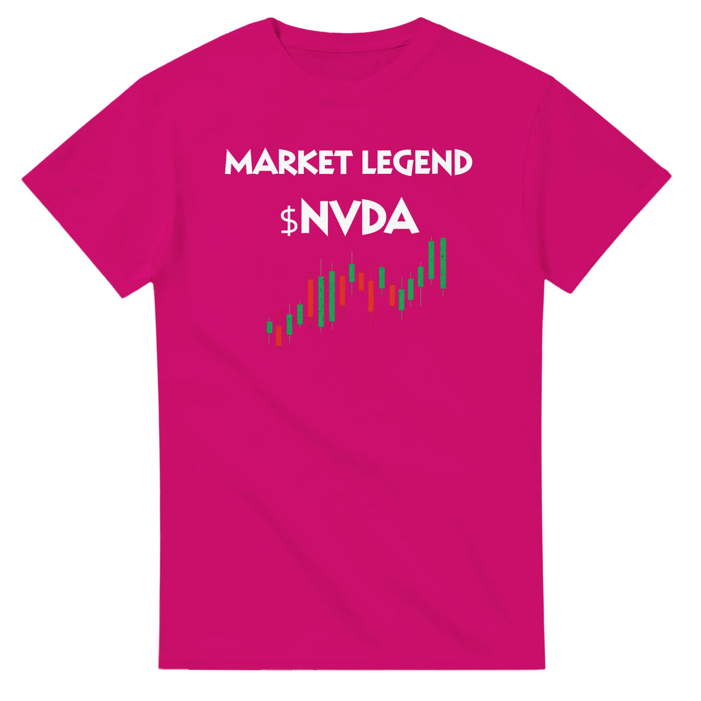 NVDA Market Legend T-shirt – Nvidia & börs – produktbild 3 | Stock Merch