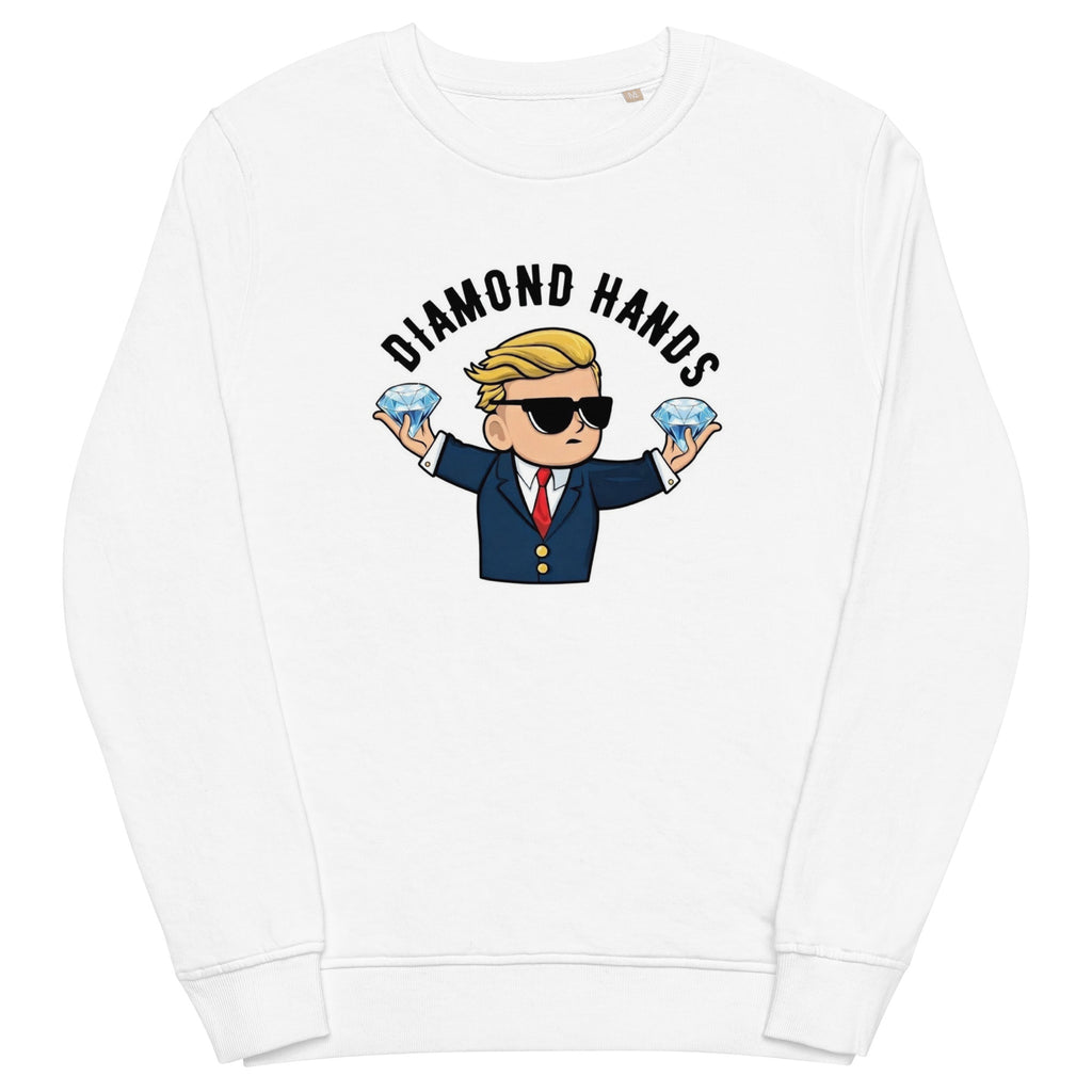 Diamond Hands Sweatshirt – Investering & Börs – produktbild 1 | Stock Merch